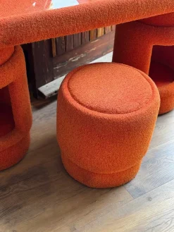 Pamono Dressing Table with Chairs from Kecskemét Furniture, 1975, Set of 3><noscript><img width=