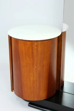 Pamono Dressing Table with Mirror by Jindrich Halabala for Up Zavody, 1940s><noscript><img width=