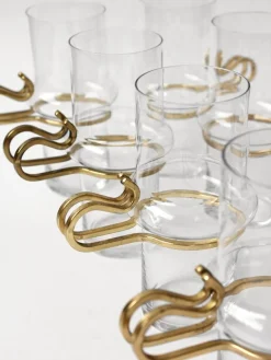 Clearance Pamono Drinking Glasses Set by Börge Lindau & Lindekrantz Orrefors, 1970, Set of 8