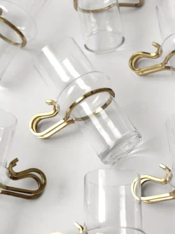 Clearance Pamono Drinking Glasses Set by Börge Lindau & Lindekrantz Orrefors, 1970, Set of 8