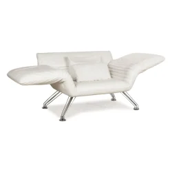 New Pamono DS 142 Wing Leather Daybed in White from de Sede