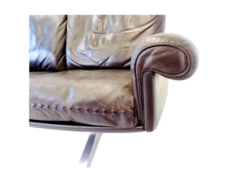 Pamono DS-31 3-Seater Sofa, Armchairs and Ottoman, 1970s, Set of 4> Living Room Sets