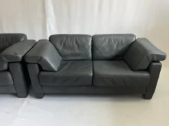 Pamono DS-17 Sofas in Genuine Leather from De Sede, 2000s, Set of 2><noscript><img width=