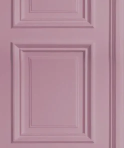 Online Pamono Dusty Pink Panelling Wallpaper