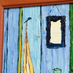 Sale Pamono Dutch Artist Geelong after Van Gogh, The Bedroom, 1970s, Oil Painting, Framed
