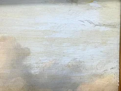 Pamono Dutch Artist, Landscape, 19th Century, Oil on Panel, Framed><noscript><img width=