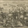 Pamono Dutch Attacking the Portuguese Fleet Off Bantam, 1644, Print> Work On Paper