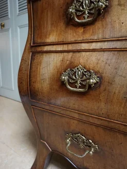 Pamono Dutch Bombe Cylinder Secretaire, 1700s><noscript><img width=