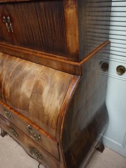 Pamono Dutch Bombe Cylinder Secretaire, 1700s><noscript><img width=