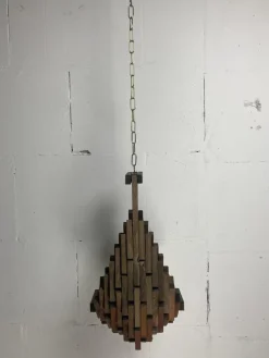 Pamono Dutch Brutalist Folk Art Hanging Plant Holder, 1960s><noscript><img width=