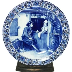 Clearance Pamono Dutch Delft Bottle Wall Plate After Petrus Van Der Velden from Porceleyne Fles