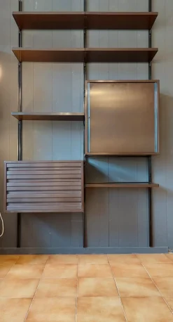 Best Pamono E22 Bookshelf by Osvaldo Borsani for Tecno, Italy, 1960s