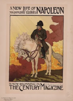 Pamono E. Grasset, Napoleon from Les Maîtres de L'Affiche, 1898, Original Lithograph> Art Nouveau