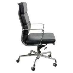Pamono EA-219 Desk Chair in Leather by Charles Eames for Vitra> Office Chairs