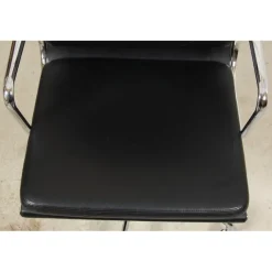 Pamono EA-219 Desk Chair in Leather by Charles Eames for Vitra><noscript><img width=