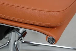 Pamono Ea-219 Office Chair in Cognac Leather by Charles Eames for Vitra><noscript><img width=