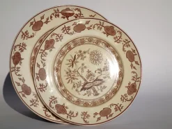 Outlet Pamono Early Chinese Decor Plates from San Richard Society (Ginori), 1890s, Set of 13