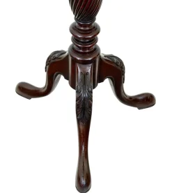 Online Pamono Early 20th Century Carved Mahogany Pedestal Stand, 1920s