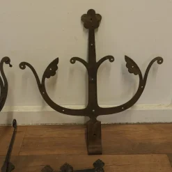 Pamono Early 19th Century Double Castle Door Hinges, Set of 11> Architectural Elements