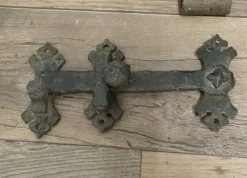 Pamono Early 19th Century Double Castle Door Hinges, Set of 11><noscript><img width=
