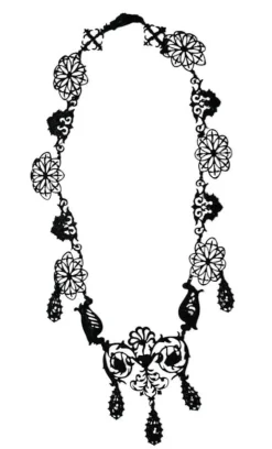 Outlet Pamono Early 19th Century Iron Necklace, Berlin