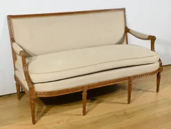 Pamono Early 19th Century Louis XVI Stained Beech Bench> Benches