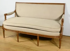 Pamono Early 19th Century Louis XVI Stained Beech Bench> Benches