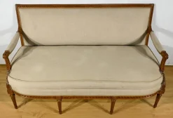 Pamono Early 19th Century Louis XVI Stained Beech Bench><noscript><img width=