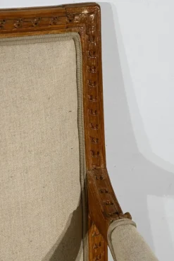 Pamono Early 19th Century Louis XVI Stained Beech Bench><noscript><img width=