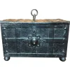 Pamono Early 17th Century Medieval Handcrafted Black Iron Coffer or Box, 1610> Trunks Crates & Baskets
