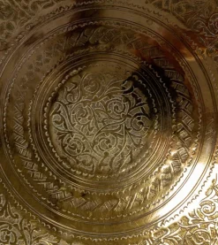 Pamono Early 20th Century Moroccan Moorish Polished Copper Tray><noscript><img width=