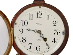 Pamono Early 20th Century New Haven Banjo Wall Clock, 1890s><noscript><img width=