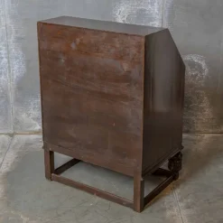 Pamono Early 20th Century Oak Writing Secretaire