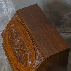 Pamono Early 20th Century Oak Writing Secretaire