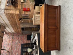 Pamono Early 20th Century Solid Oak Counter><noscript><img width=