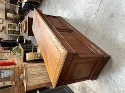 Pamono Early 20th Century Solid Oak Counter><noscript><img width=