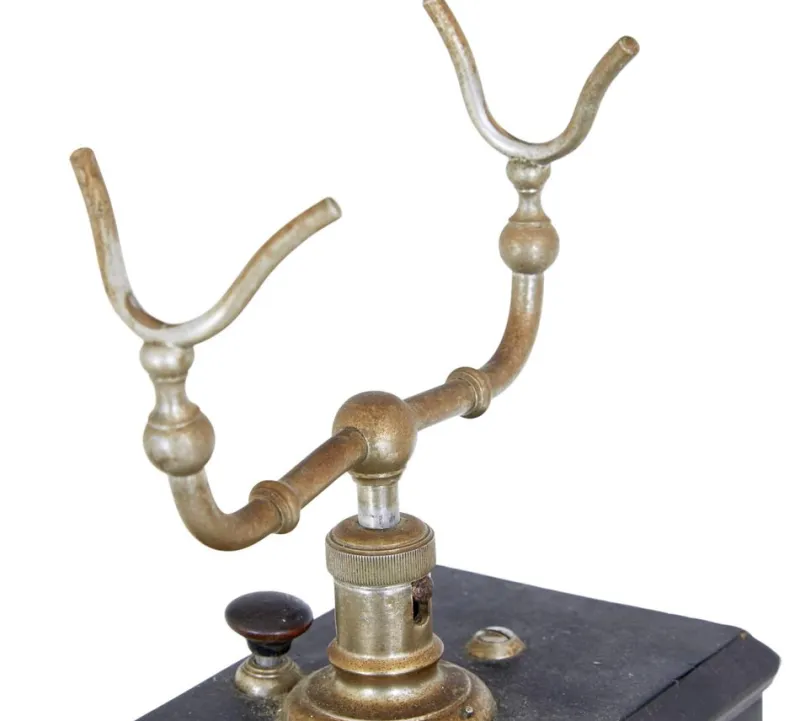 Pamono Early 20th Century Swedish Metal Telephone by Rikstelefon, 1890s> Electronics