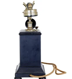 Pamono Early 20th Century Swedish Metal Telephone by Rikstelefon, 1890s><noscript><img width=