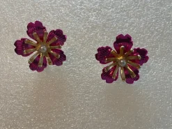 Discount Pamono Earrings attributed to Christian Lacroix, 1990s, Set of 2