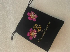 Discount Pamono Earrings attributed to Christian Lacroix, 1990s, Set of 2