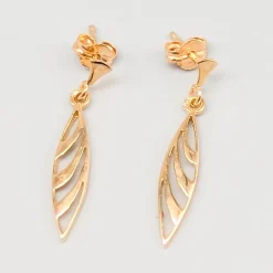 Pamono Earrings in Gold, Set of 2><noscript><img width=