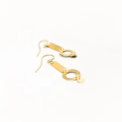 Pamono Earrings in Gold, Set of 2