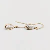 Outlet Pamono Earrings in Gold, Set of 2