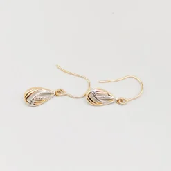 Outlet Pamono Earrings in Gold, Set of 2