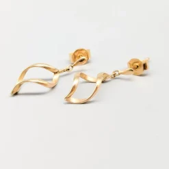 Clearance Pamono Earrings in Gold, Set of 2