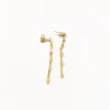 Pamono Earrings in Multicolored Gold, Set of 2