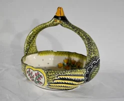 Hot Pamono Earthenware Basket from Henriot Quimper