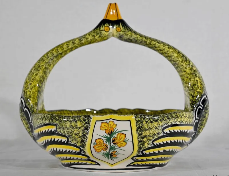 Hot Pamono Earthenware Basket from Henriot Quimper