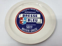 Hot Pamono Earthenware Cheese Plates from Saint Amand, France, 1970s, Set of 6