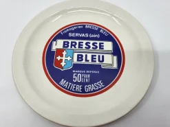 Hot Pamono Earthenware Cheese Plates from Saint Amand, France, 1970s, Set of 6